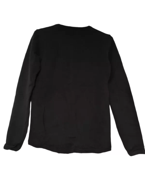 Fekete feliratos pulóver | Turoda