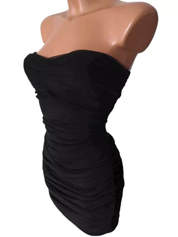Fekete sztreccs ruha | Turoda