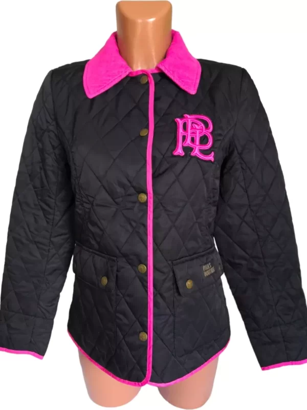 Fekete-pink női kabát | Turoda